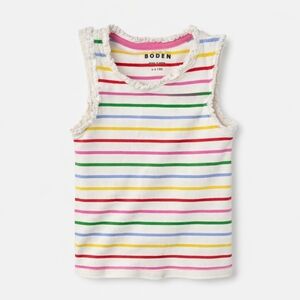 Mini Boden Stripe Tank Top 2–3Y
